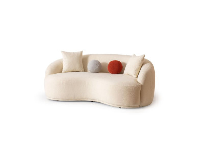 Modern Sofa 3 - Seater Designer Furniture White Color Style Couches Sofas 230cm